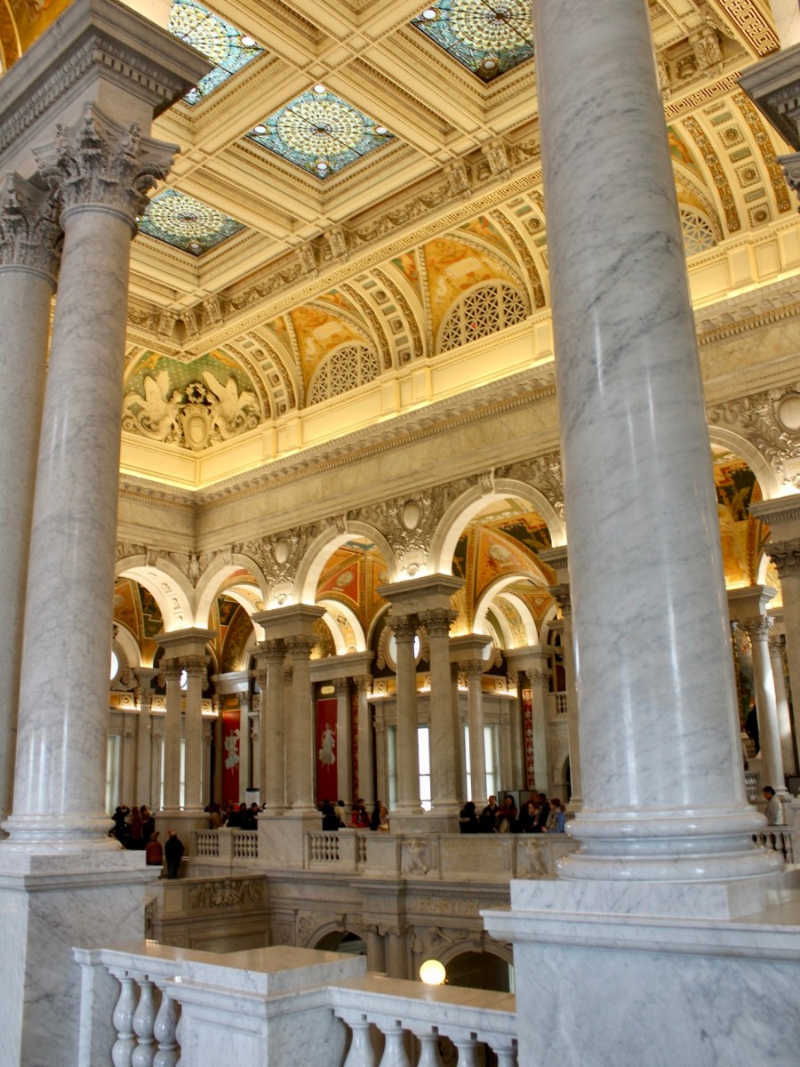 Visiting the Library of Congress in Washington,&nbsp;DC