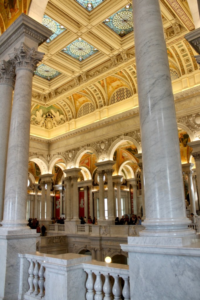 Visiting the Library of Congress in Washington,&nbsp;DC